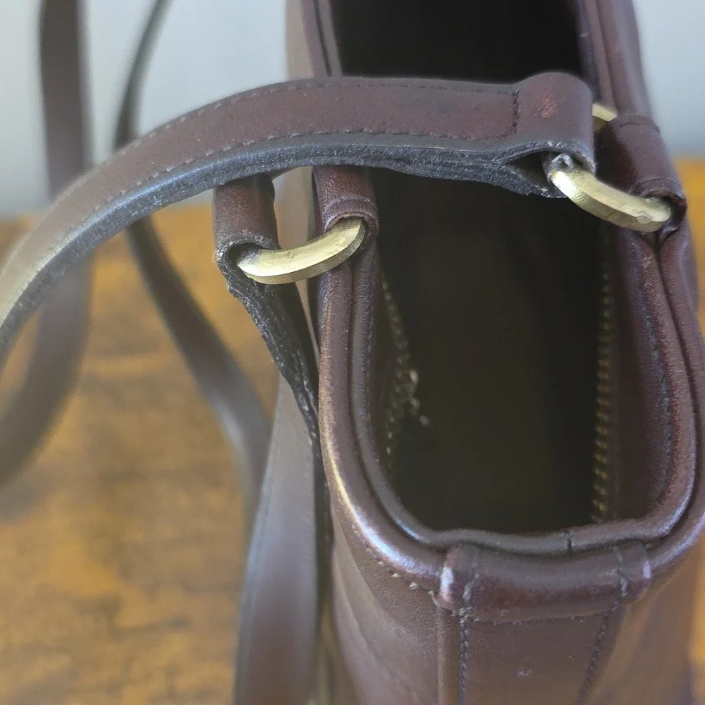 Coach Vintage Tribeca Mahogany Perfect Vintage Condition NO HANGTAG